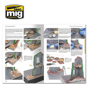 AMMO of Mig Jimenez 6135 HOW TO MAKE BUILDINGS. BASIC CONSTRUCTION AND PAINTING GUIDE (English) – immagine 9