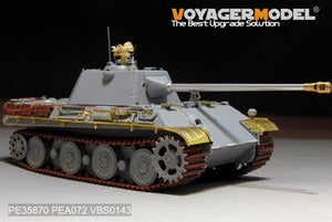 Voyager Model PE35870 WWII German Panther II Prototype Design Plan basic for AMUSING HOBBY 1/35 – immagine 5