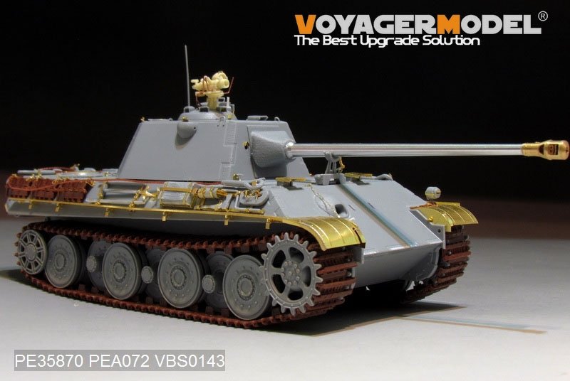 Voyager Model PE35870 WWII German Panther II Prototype Design Plan basic for AMUSING HOBBY 1/35 – immagine 5