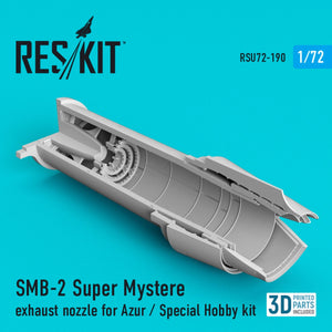 RESKIT RSU72-0190 SMB-2 Super Mystère exhaust nozzle for Azur / Special Hobby kit 1/72