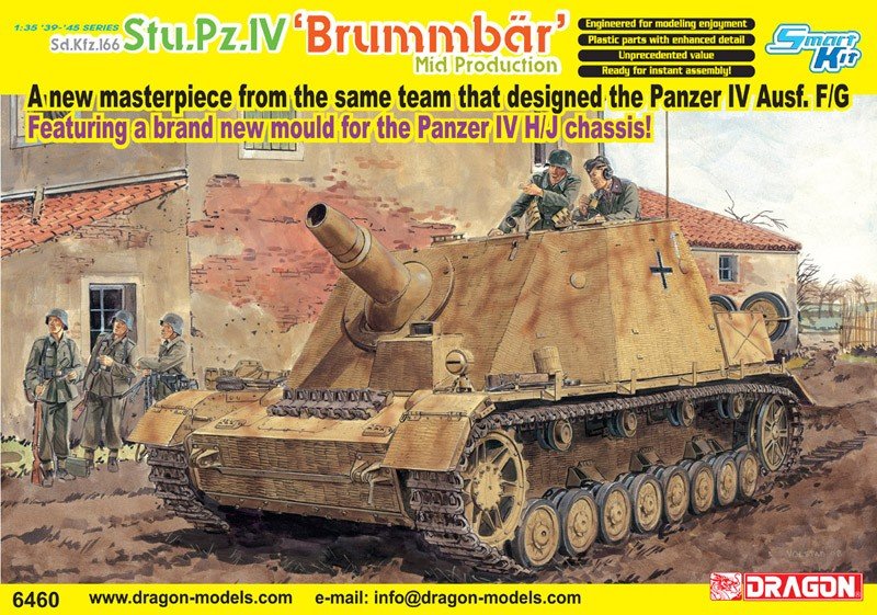 Dragon 6460 Stu.Pz.IV Brummbar Mid Production 1/35