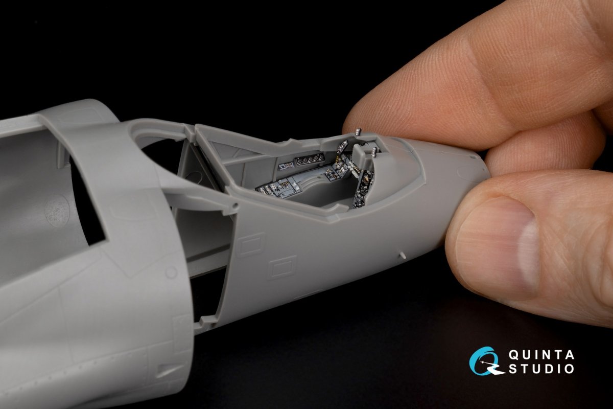 Quinta Studio QDS-48292 AV-8A Late 3D-Printed &amp;amp; coloured Interior on decal paper (Kinetic) (Small version) 1/48 – zdjęcie 10