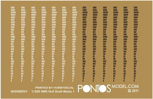 Pontos 35028WD1 HMS Dreadnought Wooden Deck set 1907 1/350 – immagine 4