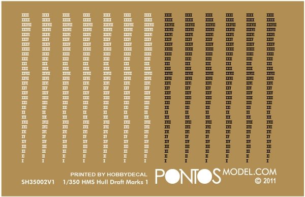 Pontos 35028WD1 HMS Dreadnought Wooden Deck set 1907 1/350 – immagine 4