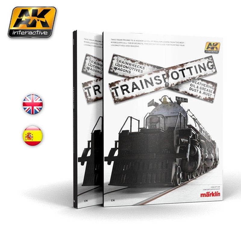 AK Interactive AK696 Trainspotting Modeling Techniques Book English