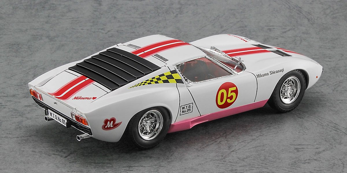 Hasegawa SP544 Wild Egg Girls No.05 Lamborghini Miura P400 SV &amp;quot;Mikumo Shiranagi&amp;quot; w/Figure 1/24 – image 5