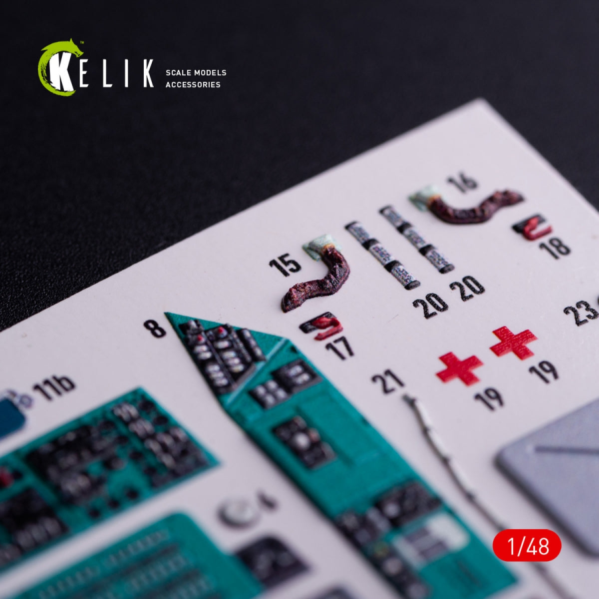 Kelik K48137 Mi-8MT - interior 3D decals for Trumpeter kit 1/48
