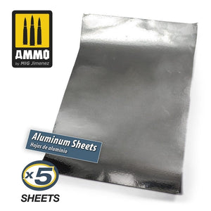 AMMO of Mig Jimenez 8247 ALUMINIUM SHEETS 280x195 mm – zdjęcie 2