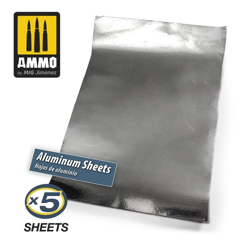 AMMO of Mig Jimenez 8247 ALUMINIUM SHEETS 280x195 mm – zdjęcie 2
