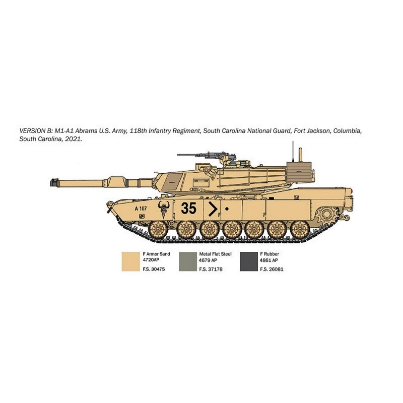 Italeri 35108 M1A1 Abrams - WAR THUNDER 1/35 – image 4