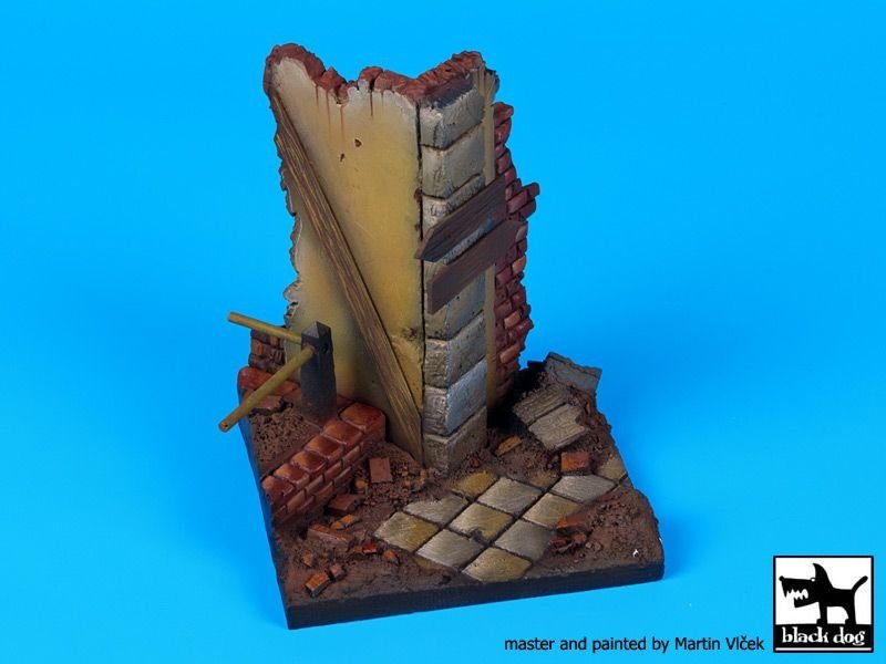 Black Dog D35057 House corner N°2 base 1/35 – zdjęcie 5