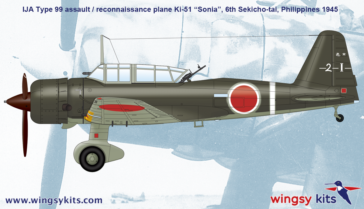 Maquette Wingsy D5-05 Avion d&amp;#39;assaut/reconnaissance IJA Type 99 Ki-51 « Sonia » 1/48  – image 19