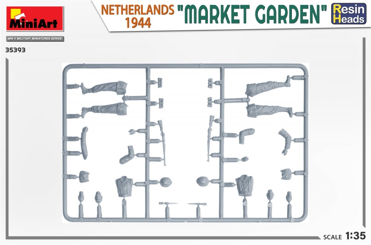 MiniArt 35393 MARKET GARDEN NETHERLANDS 1944. RESIN HEADS 1/35 – immagine 5