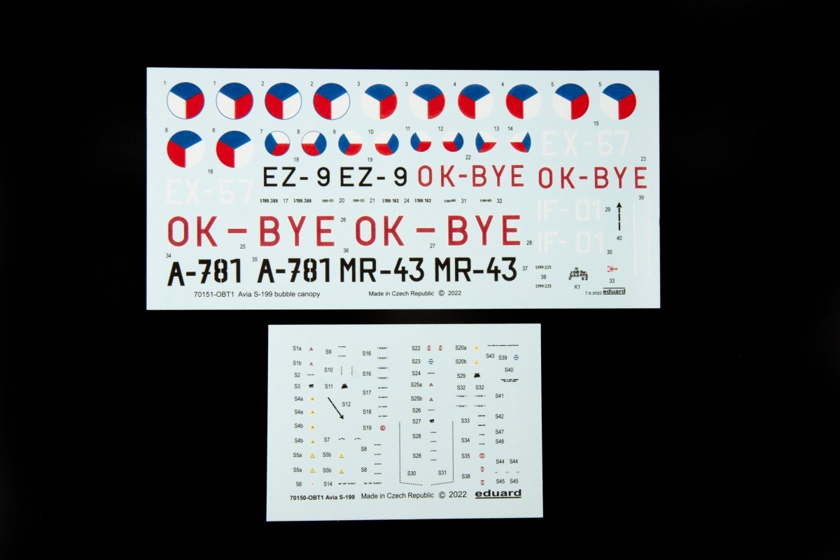 Eduard 70151 Avia S-199 bubble canopy 1/72 – immagine 6