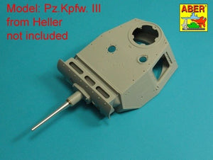 Aber 16 L-21 German barrel 50mm KwK 38L/42 forPz.Kpfw.IIIAusf.G,H,J (early) / Lufa 50mm KwK 38L/42 do czołgu Panzer III G,H,J wczesny 1/16 – Bild 11