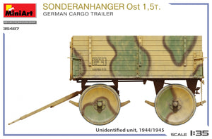 MiniArt 35487 Sonderanhanger 0st 1.5T. German Cargo Trailer 1/35 – image 3