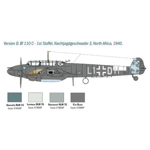 Italeri 2794 MESSERSCHMITT BF-110 C/D 1/48 – image 4
