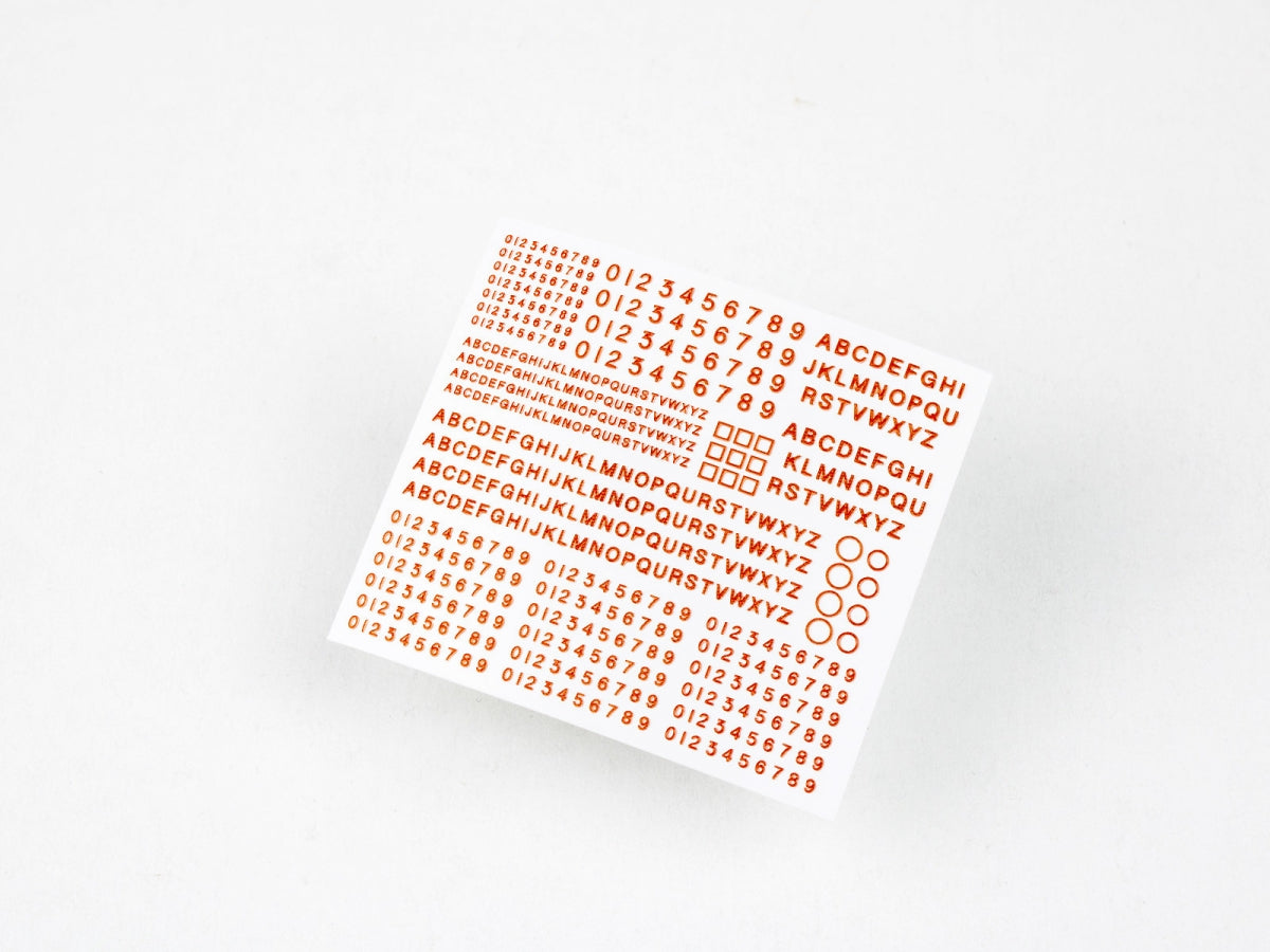 Red Fox Studio QS-35016 Numéros et lettres pour véhicules blindés britanniques vol.01 1/35 – image 3