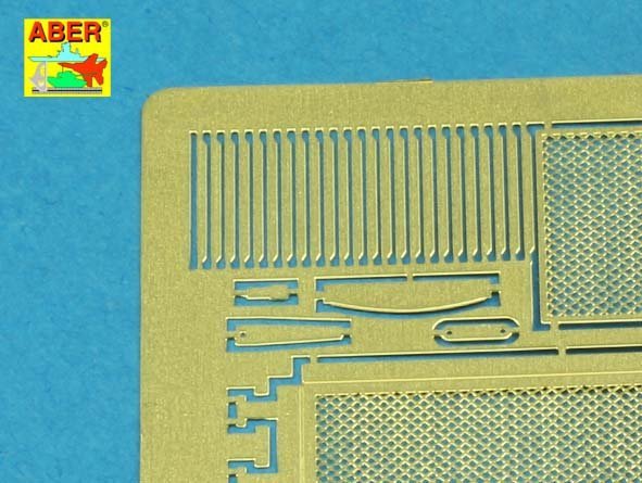Grilles Aber 35G32 pour char russe T-55AM également pour T-55AMV (1/35) – image 6