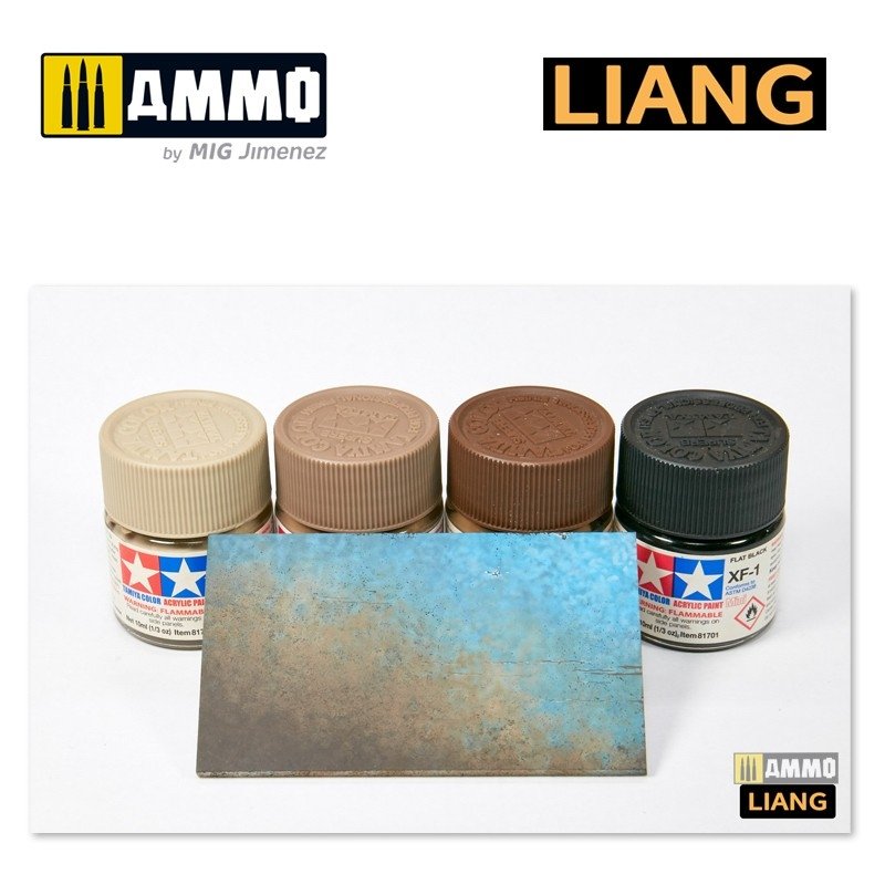 Liang 0001 Weathering Airbursh Stencils – immagine 7