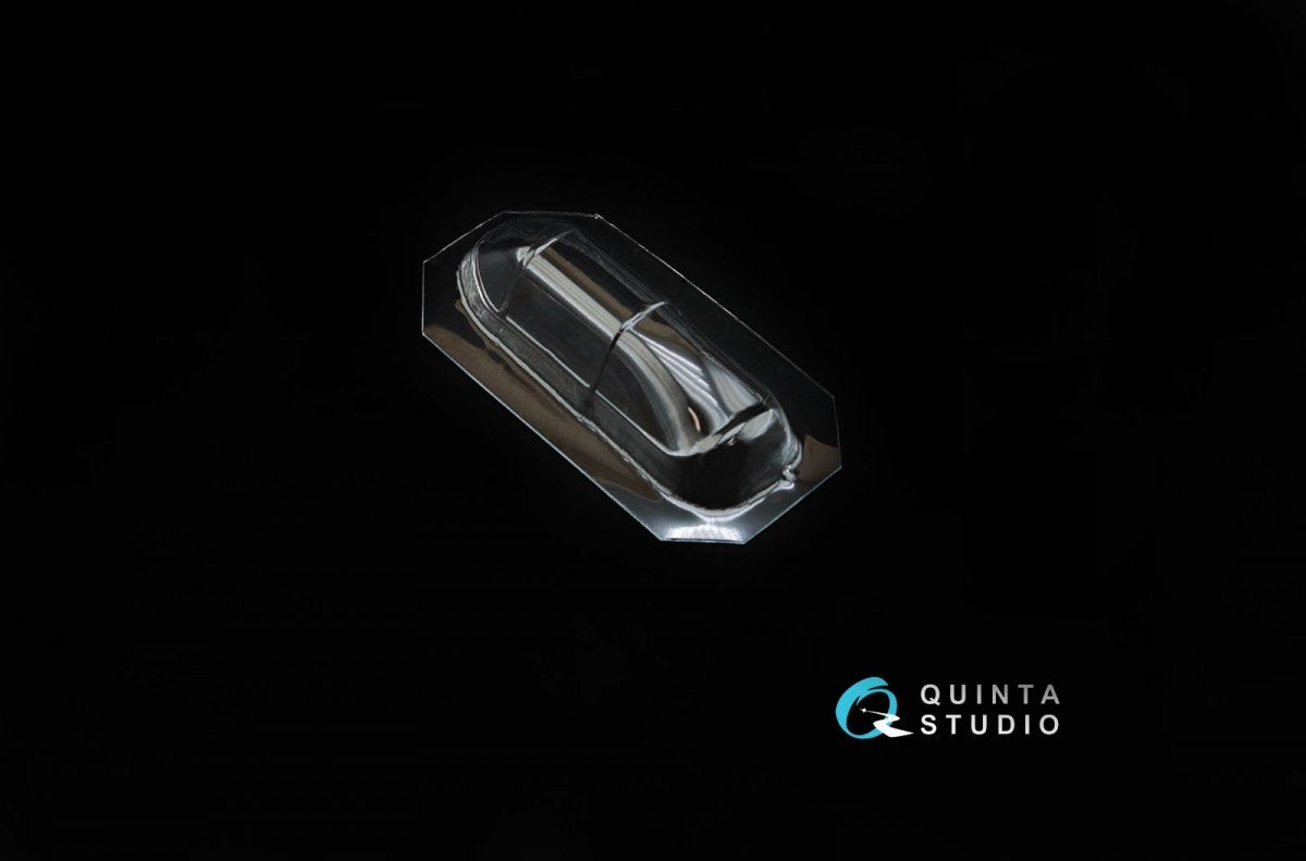 Quinta Studio QC48001-S Yak-3 vacuformed clear canopy 1 pcs (for 4814 Zvezda kit) 1/48 – Bild 3