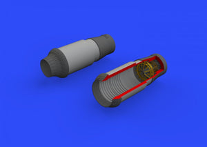 Eduard 648311 F-14A exhaust nozzles TAMIYA 1/48 – immagine 3