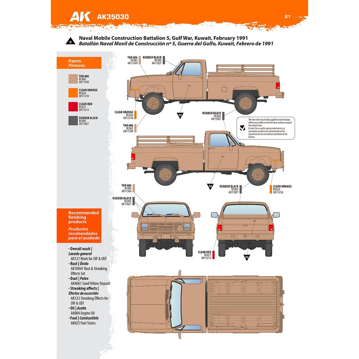 AK Interactive AK35030 M1008 Troop Carrier 1/35 – imagen 17
