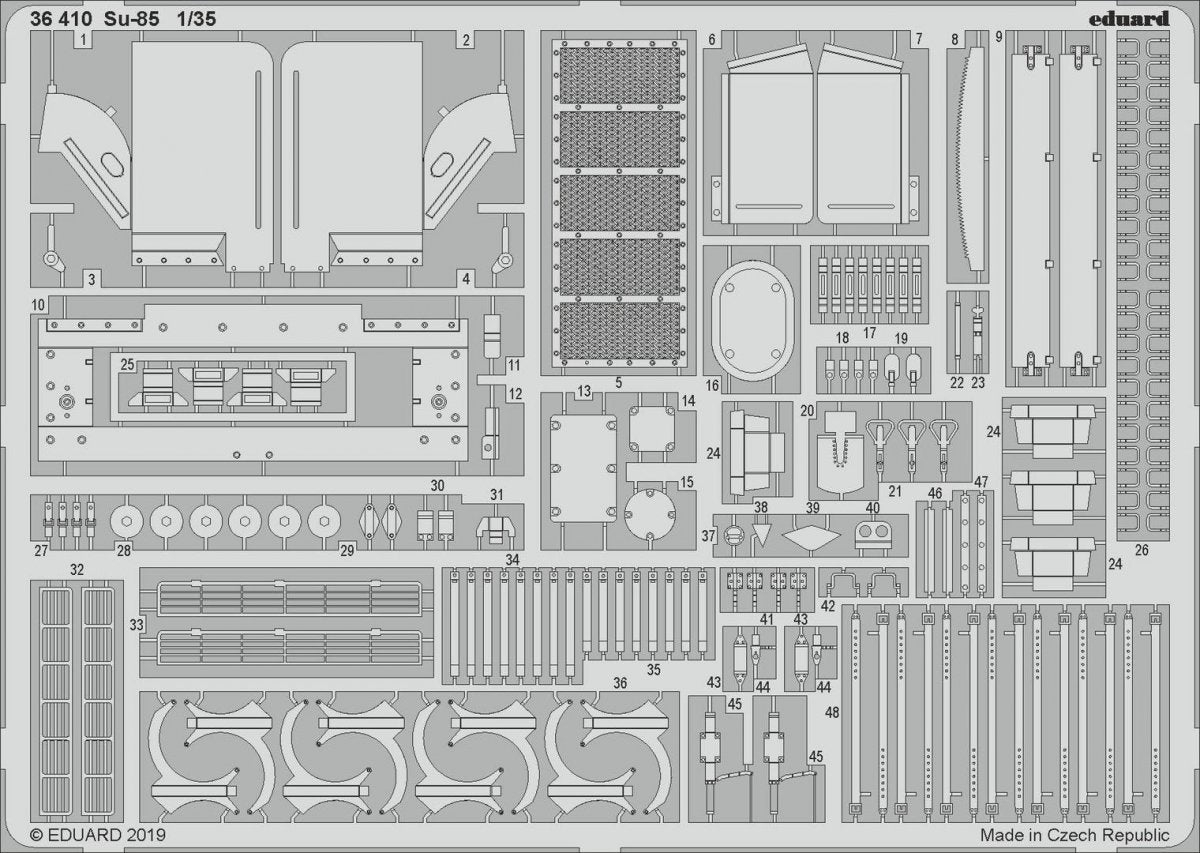 Eduard 36410 Su-85 1/35 TAMIYA