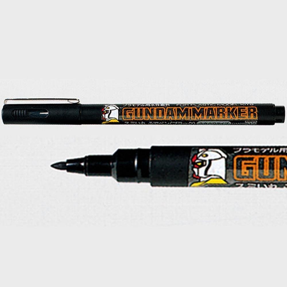 Gunze Sangyo GM20 Brush Type Black Gundam Marker