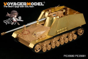 Voyager Model PE35680 WWII German Sd.Kfz. 164 Nashorn B ver include Gun barrel (For TAMIYA 35335) 1/35 – immagine 2