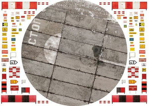 Uschi 3036 Display diorama Russian PAG-Type Taxiway and Tarmac, Circular, BLAST WALL EDITION 1/72 – Bild 3