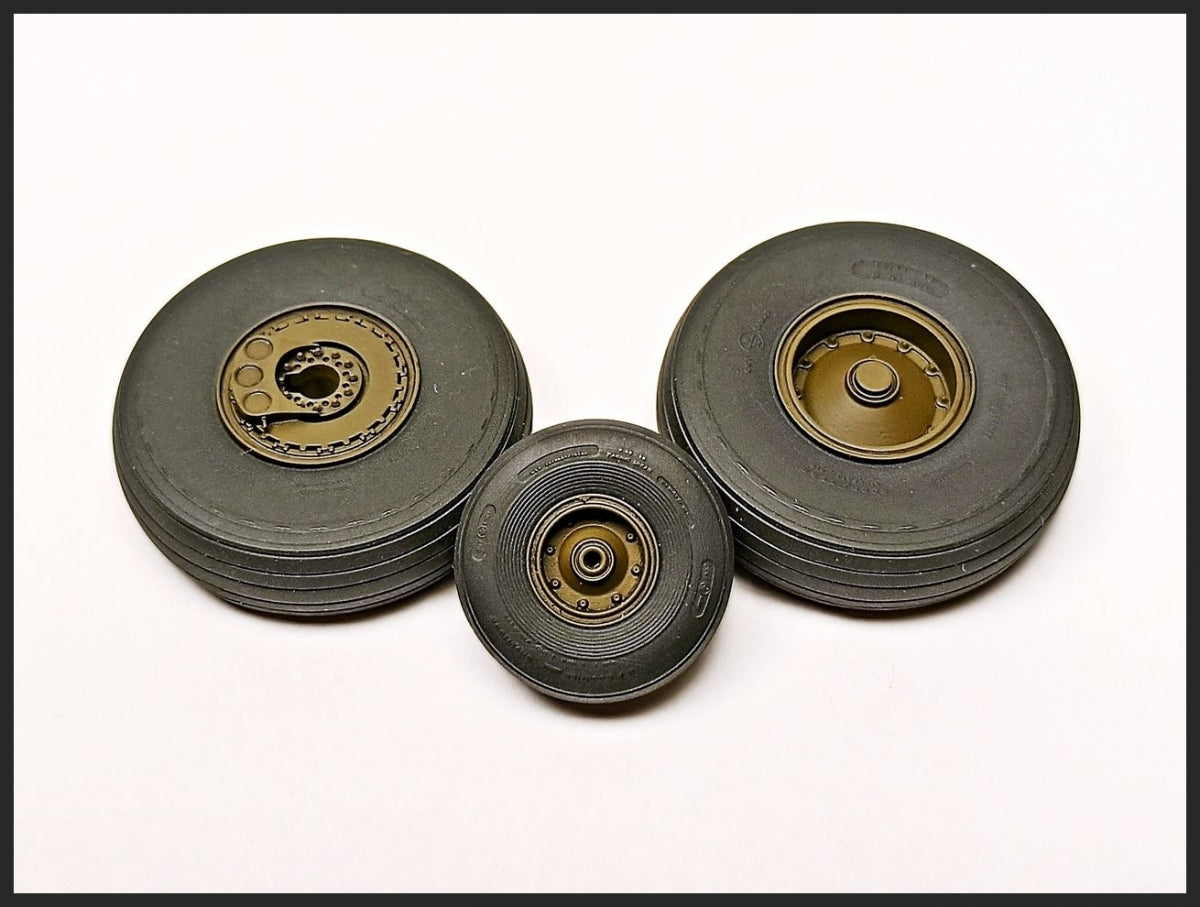 Clear Prop! CPA35002 CH-54A Tarhe wheels set for ICM kit 1/35 – zdjęcie 4