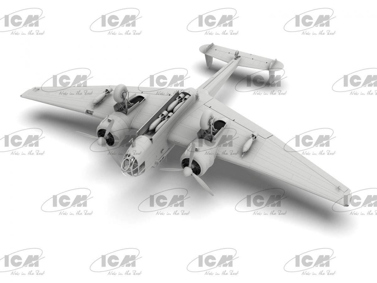 ICM 48352 HP.52 Hampden B.Mk.I WWII British bomber (100% new molds) 1/48