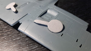Omask 74804 Spitfire Mk I / Mk II wheel bay plugs (for Eduard) 1/48 – zdjęcie 3