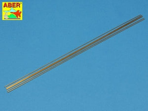 Aber BR08 Pręty mosiężne Ø 0,8mm długość 245mm x 6 szt. / Brass round rods Ø 0,8mm length 245mm x 6 pcs. – immagine 4