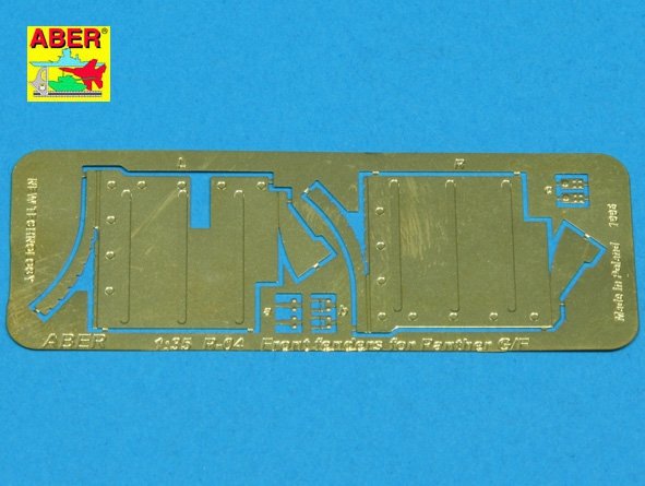 Aber R04 Front fenders for Panther G/F Jagdpanther 1/35