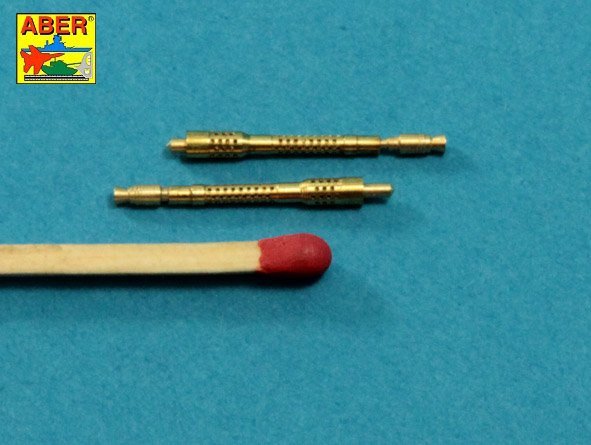 Aber A32021 Set of 2 barrels for German 13mm aircraft machine guns MG 131 (late type) 1/32 – immagine 3