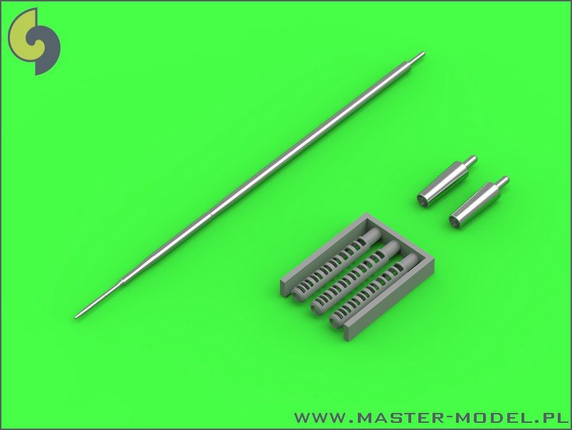 Master AM-48-093 Shenyang J-6/F-6 - gun barrels set &amp;amp; Pitot Tube 1/48