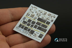 Quinta Studio QD35118 AH-64D Extended forward avionics bays 3D-Printed &amp;amp; colored Interior on decal paper (Takom) 1/35 – image 6
