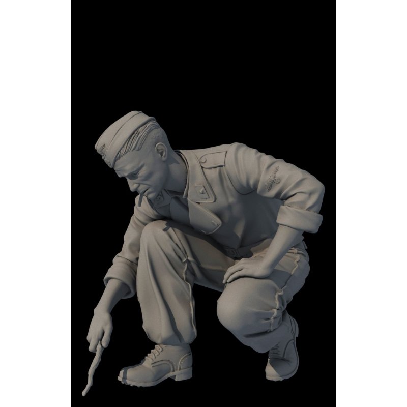 Panzer Art FI35-088 Waffen-SS tanker sketching 1/35