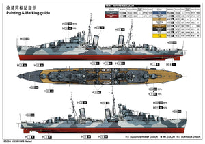 Trumpeter 05366 HMS Naiad 1/350 – imagen 4