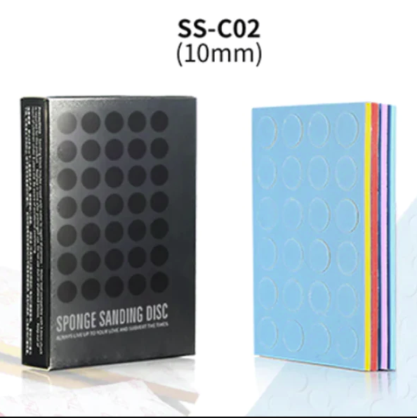 DSPIAE SS-C02-1000 10mm Self Adhesive Sponge Sanding Disc #1000 / Samoprzylepna gąbkowa tarcza szlifierska #1000 10mm