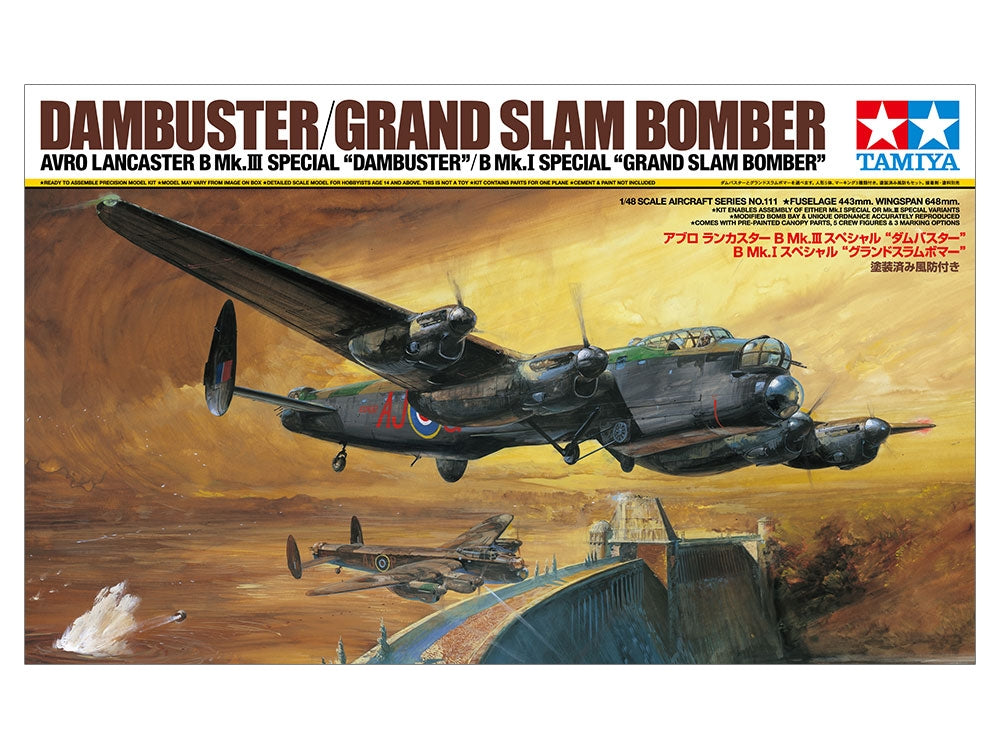 Tamiya 61111 Avro Lancaster B Mk.III Sp. - B Mk.I Sp « Grand Slam Bomber » 1/48 – image 2