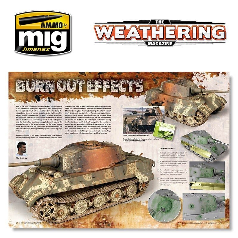 AMMO de Mig Jimenez 4508 - Le magazine Weathering - KO et épaves (Version anglaise) – image 2