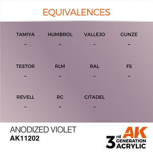 AK Interactive AK11202 ANODIZED VIOLET – METALLIC 17ml – image 3