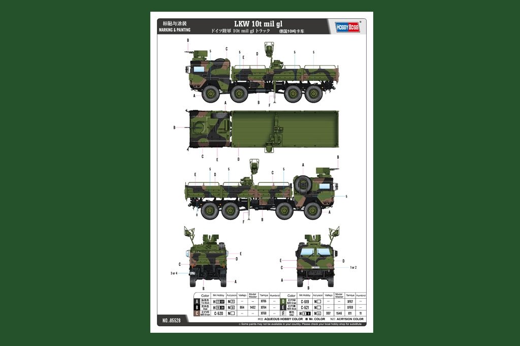 Hobby Boss 85528 LKW 10t mil gl 1/35 – zdjęcie 5