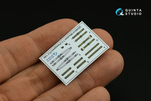Quinta Studio QD48014 Mitsubishi T-2 3D-Printed coloured Interior on decal paper (Hasegawa) 1/48 – Bild 6