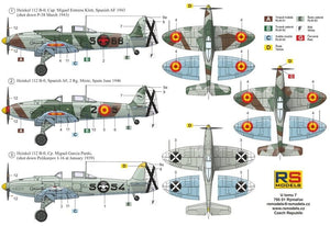 RS Models 92263 Heinkel 112B Spain WWII German Fighter 1/72 – Bild 2