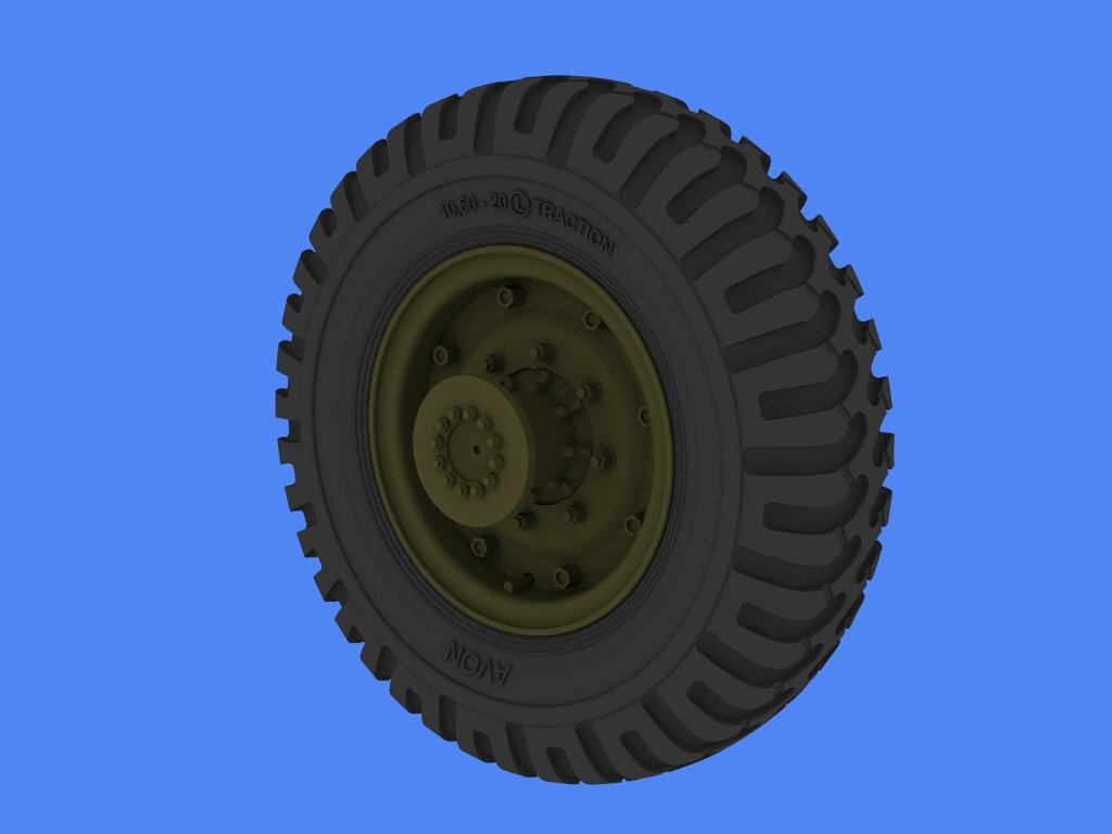 Panzer Art RE35-262 Bedford QLC road wheels (AVON) 1/35 – immagine 2