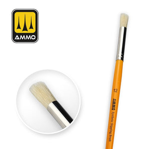 AMMO by Mig Jimenez 8587 12 Synthetic Stippling Brush